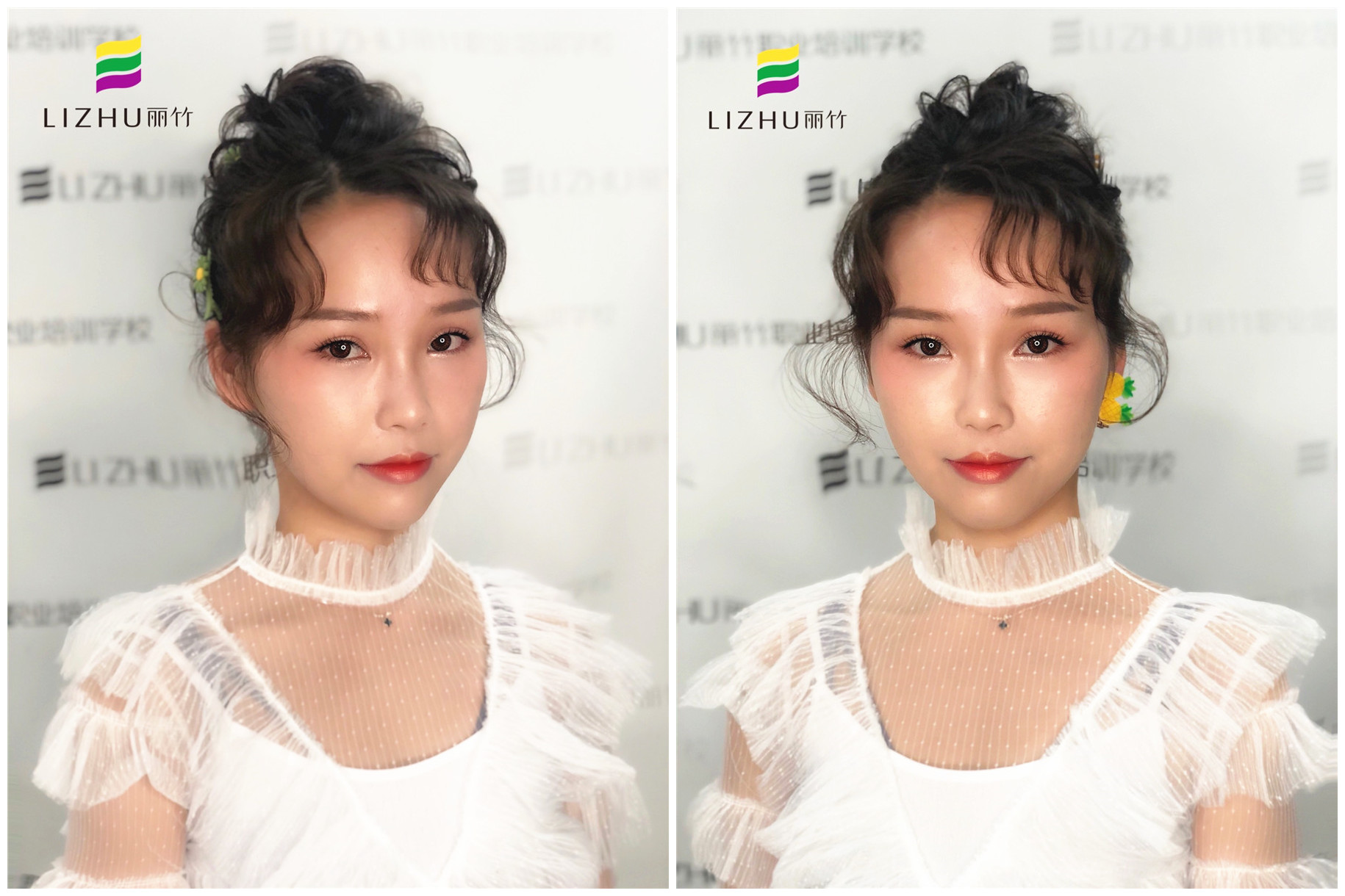 南寧化妝學校：我們的課堂化妝作品