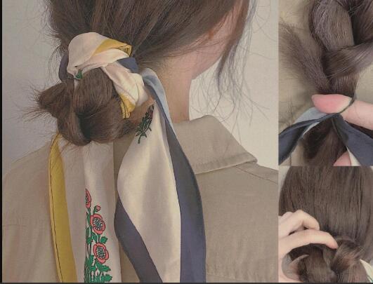 3分鐘完成韓式溫柔低馬尾編發(fā)教程 ????