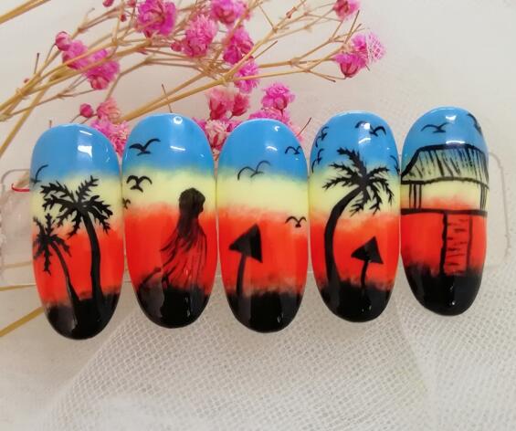 南寧美甲學校排行榜_麗竹美甲教程：受顧客歡迎的配色技巧