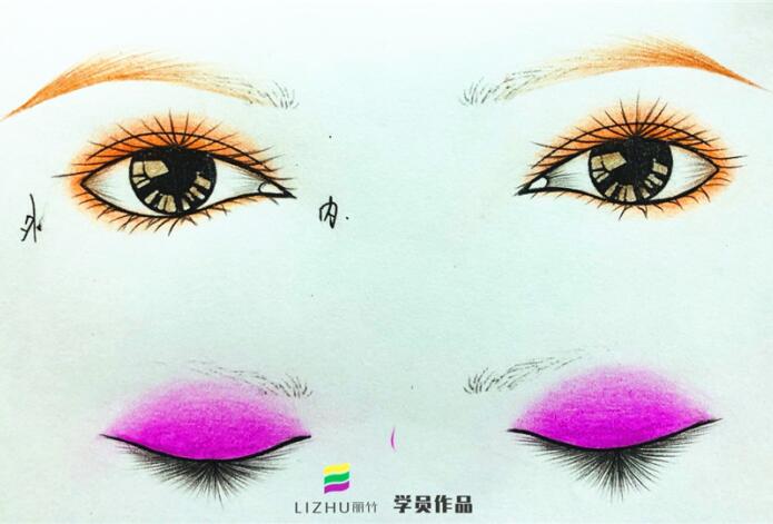 如何在紙上畫(huà)眼影？廣西專(zhuān)業(yè)化妝學(xué)校教你