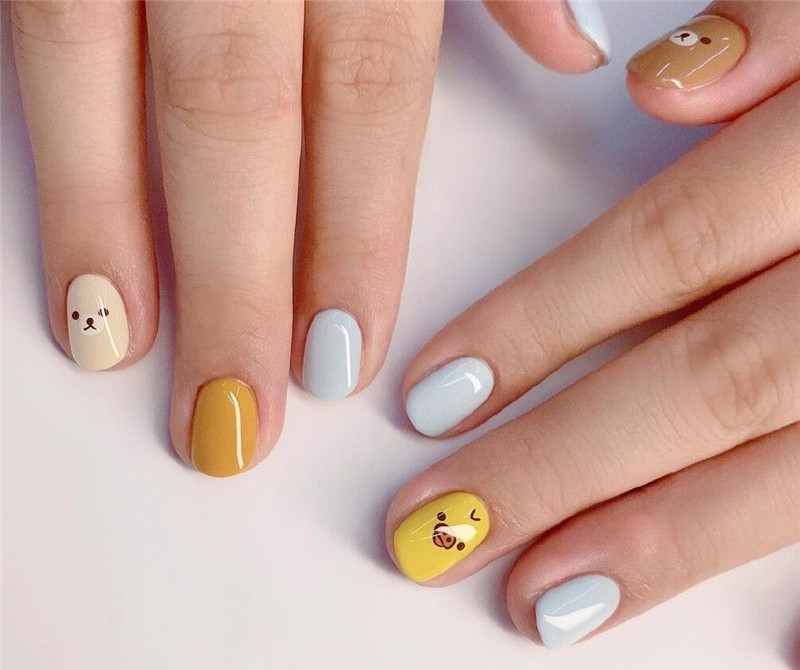 奶游系美甲，南寧美甲學(xué)校教你畫