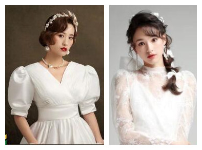 用韓式新娘造型作品，展示廣西化妝學(xué)校哪家口碑好