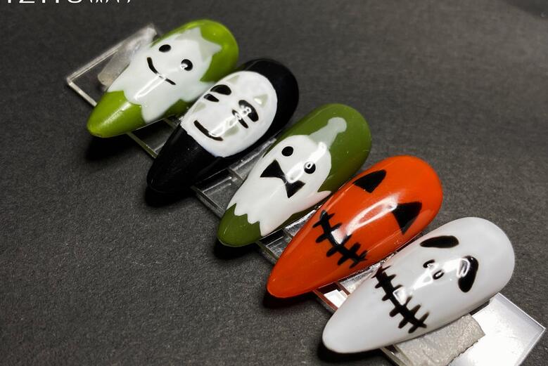 超可愛萬圣美甲，顯示南寧學美甲哪家實力強