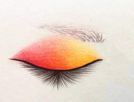 正確的眼影畫法，廣西教彩妝的機構(gòu)在演示手法