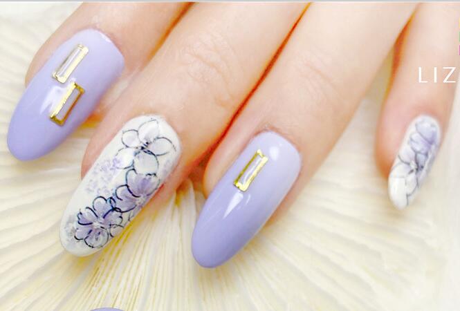 芋泥波波美甲，童趣清新又可愛