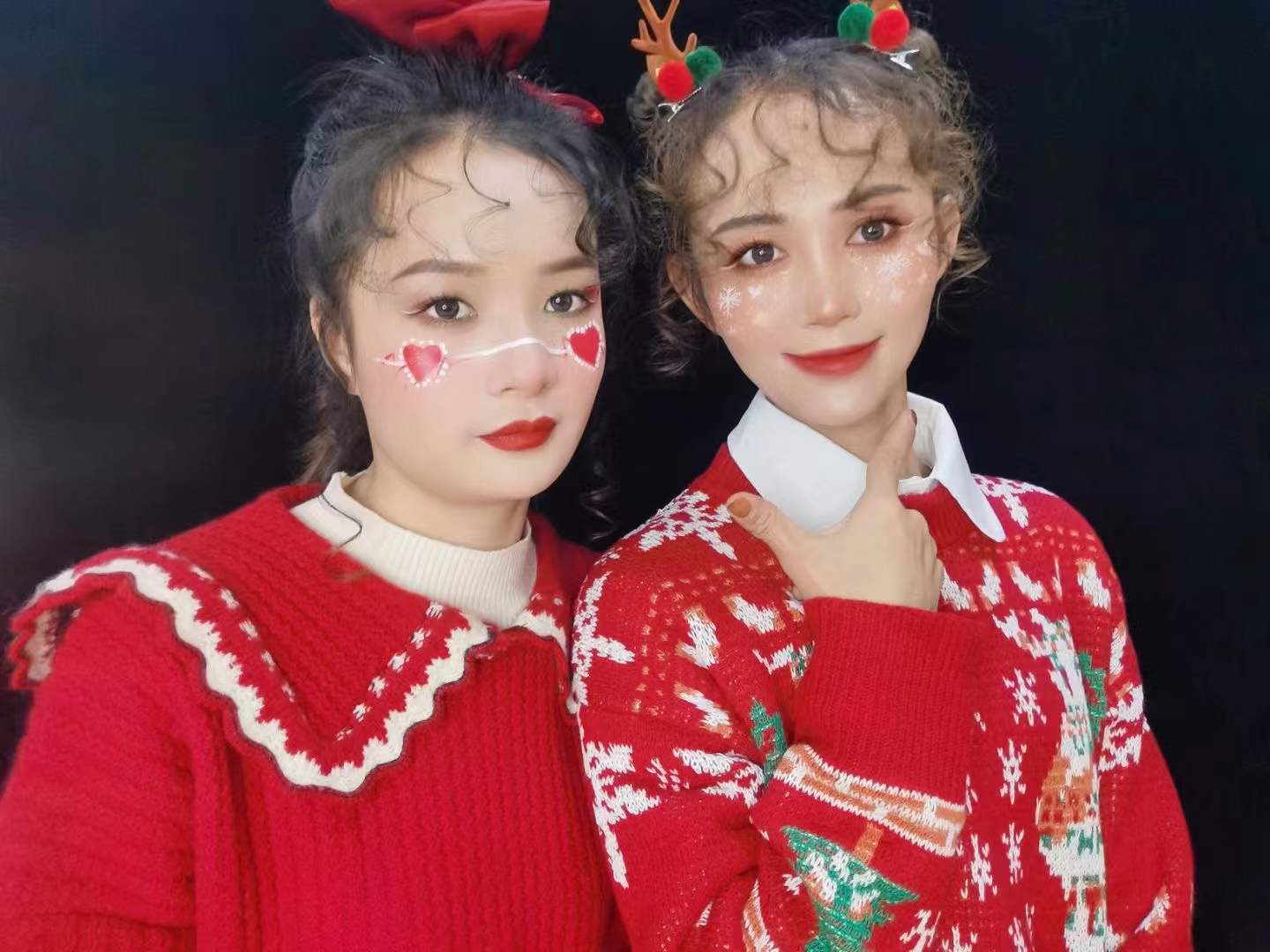 圣誕麋鹿妝容 | 南寧專業(yè)彩妝培訓班學員作品