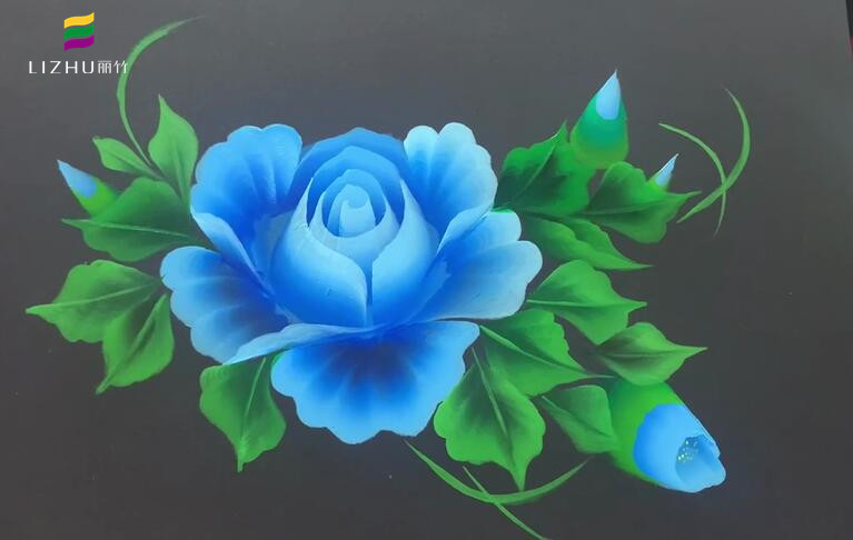 排筆彩繪美甲 ，南寧美甲學(xué)校學(xué)員作品