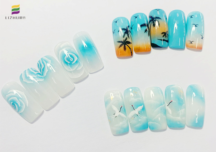 網(wǎng)紅美甲火爆款，麗竹美甲學(xué)校學(xué)員作品