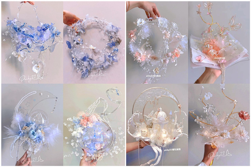 仙女新娘手捧花，南寧插花花藝培訓(xùn)邀你共賞