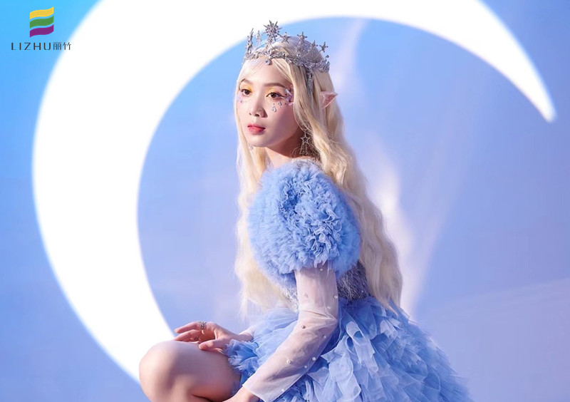 夢幻月光精靈造型，南寧彩妝培訓(xùn)網(wǎng)紅作品