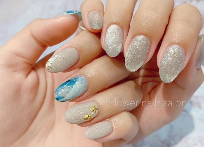 分享晶石貓眼美甲圖片，告訴你廣西學(xué)美甲哪家時(shí)尚