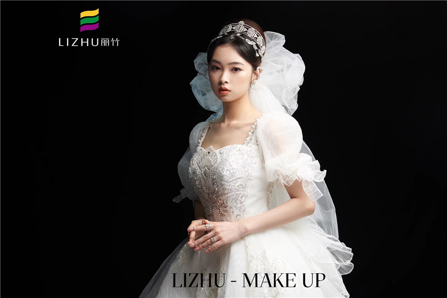 復(fù)古氣質(zhì)新娘，麗竹學(xué)校彩妝原創(chuàng)作品