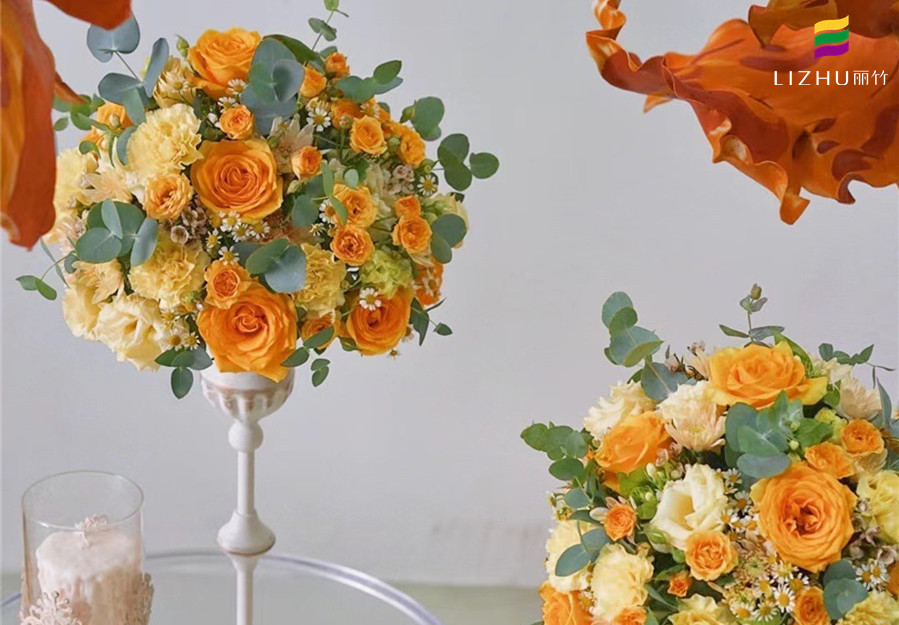 制作半球形桌花技巧，南寧插花學(xué)校浪漫分享