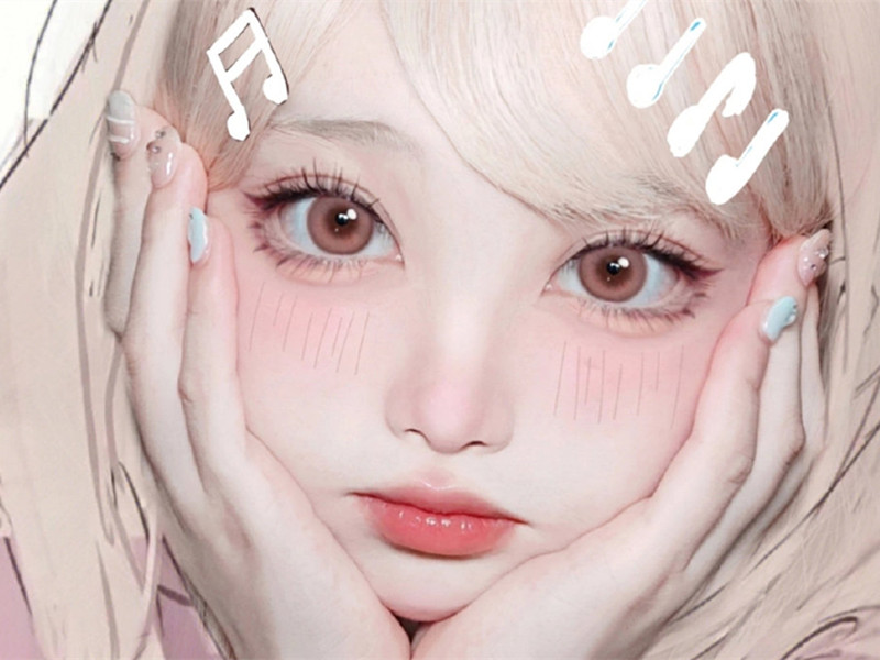 漫畫少女仿妝，廣西彩妝專業(yè)培訓分享教程