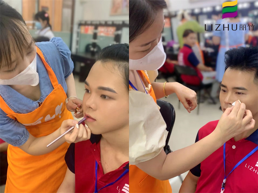 男士化妝技巧，南寧化妝學(xué)校分享課件