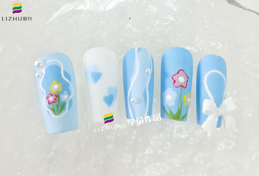 南寧美甲短期培訓(xùn)班學(xué)員作品欣賞