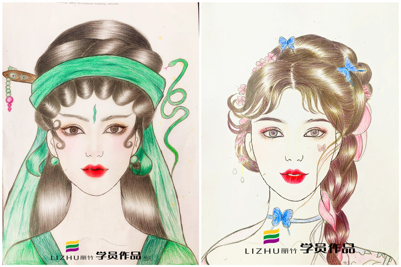 紙妝基礎(chǔ)圖練習(xí)，零基礎(chǔ)學(xué)化妝一點(diǎn)也不難