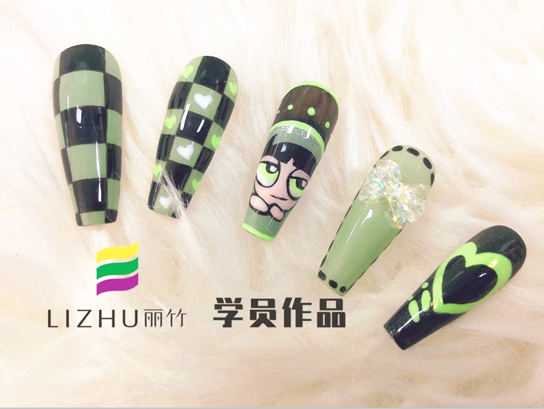 學美甲需要多長時間？看看麗竹美甲學校學員作品就知道了