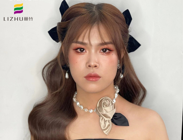 時(shí)尚禮服造型，廣西教化妝專業(yè)作品