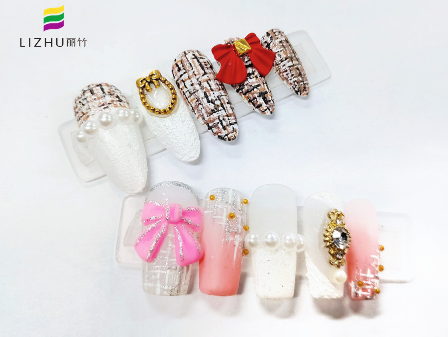 小香風格紋美甲，南寧美甲教學分享