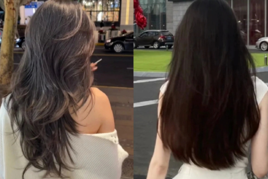 漂亮的發(fā)尾模板，南寧美發(fā)精剪造型班分享