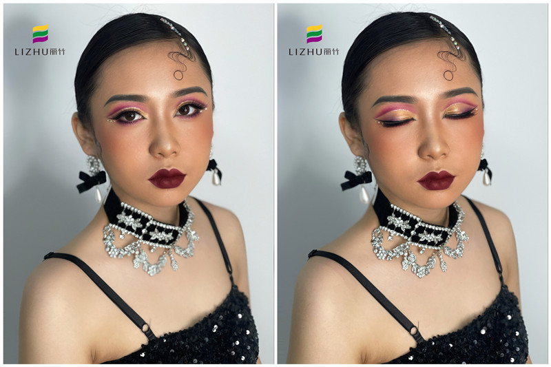 拉丁舞者眼妝的特點，廣西有名的化妝造型學校課堂實操