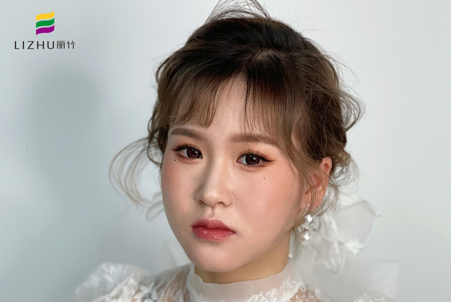 抽絲新娘造型，廣西美妝專業(yè)造型學校學員作品