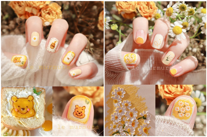 春天繁花美甲，南寧美甲造型款式學校推薦