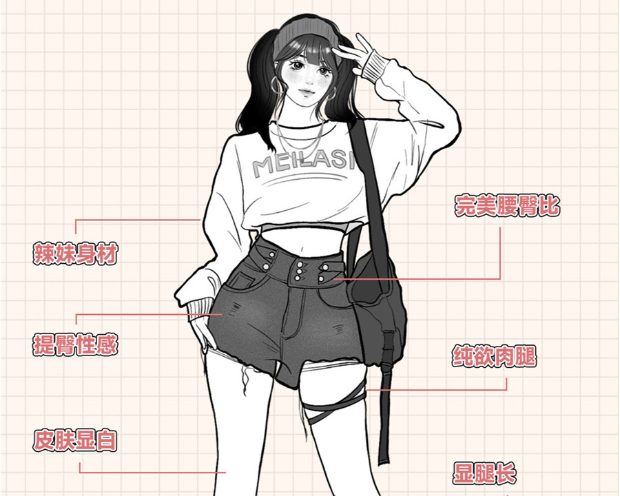 女生如何買(mǎi)到合適的短褲？廣西形象培訓(xùn)班分享