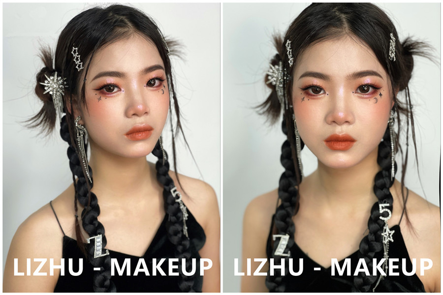 y2k寫真造型，南寧彩妝寫真造型培訓(xùn)班作品