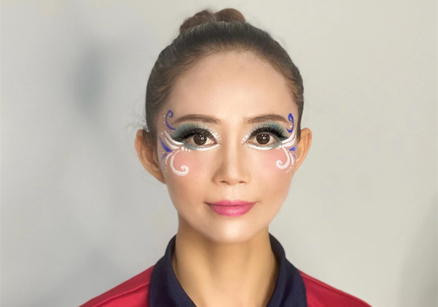 創(chuàng)意舞臺眼妝特點，廣西省彩妝造型學(xué)校分享