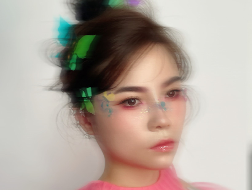 花樣抽絲新娘，廣西培訓(xùn)彩妝職業(yè)作品欣賞