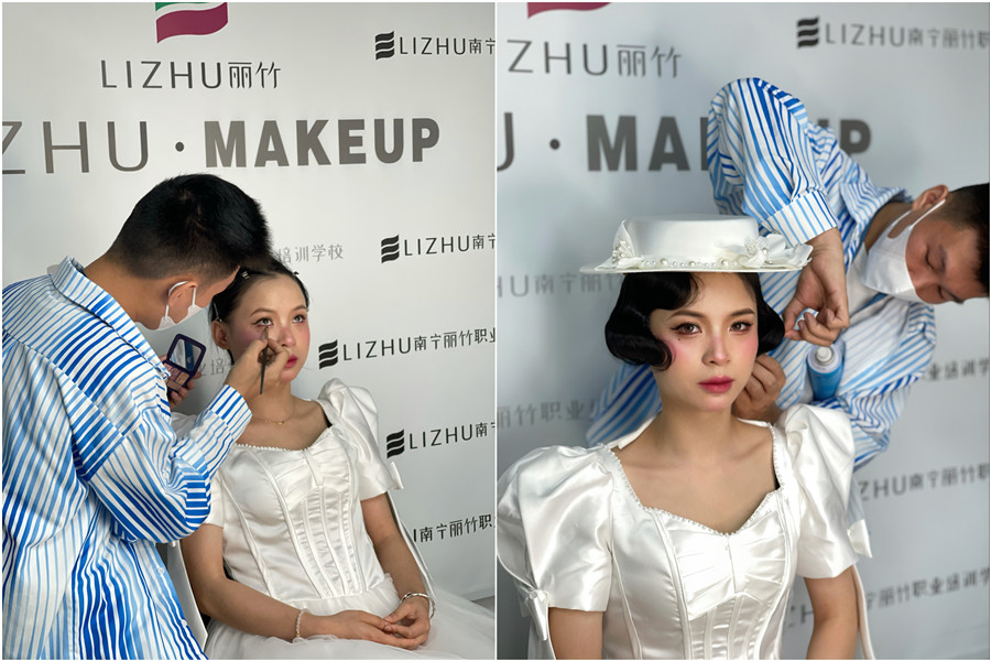 法式新娘特點，南寧化妝新娘造型培訓(xùn)分享