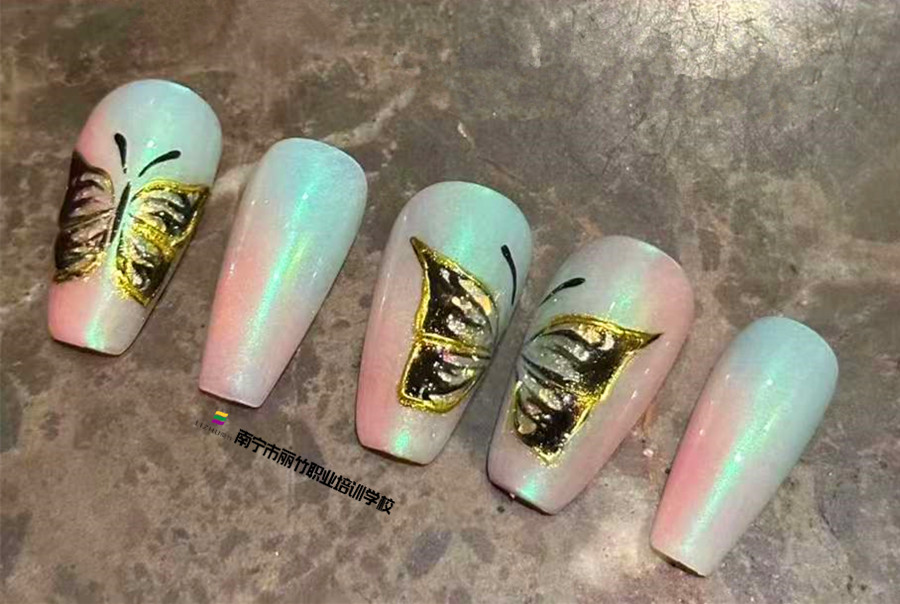 南寧美甲課堂實操考核作品欣賞