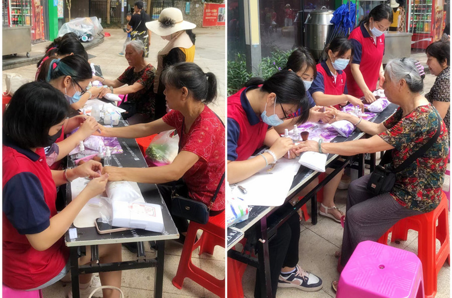 學(xué)以致用！南寧美甲學(xué)校社會實踐教學(xué)