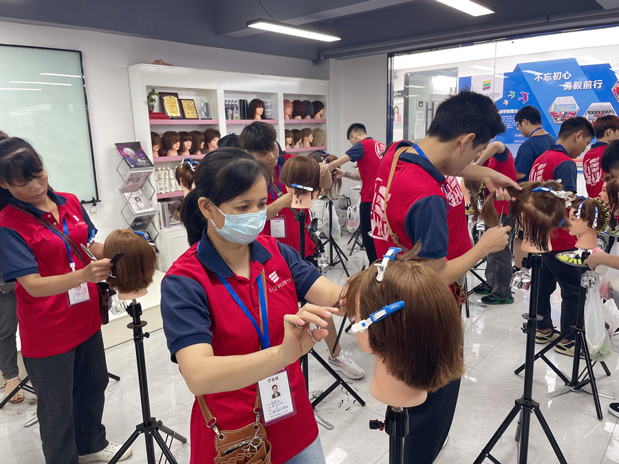 圓形堆積技巧，廣西剪發(fā)基礎(chǔ)培訓(xùn)分享