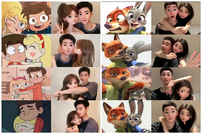 廣西拍照：超全卡通拍照姿勢(shì)，古靈精怪