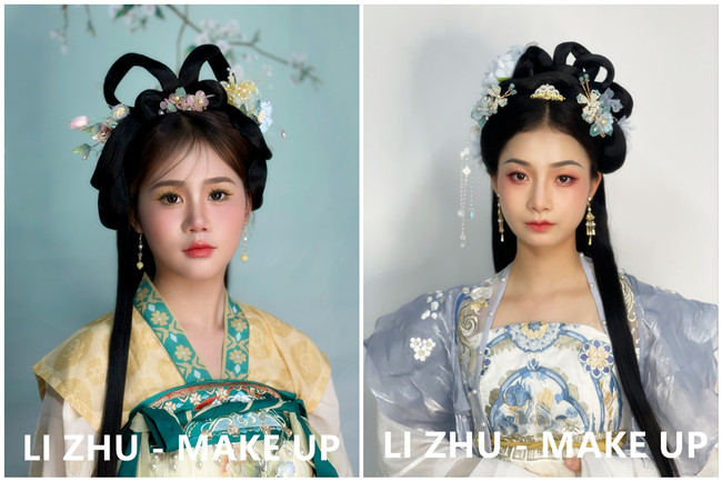 古風(fēng)造型，廣西彩妝造型進(jìn)修作品