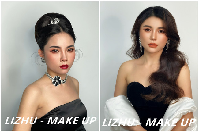 年會化妝造型，廣西化妝培訓造型作品