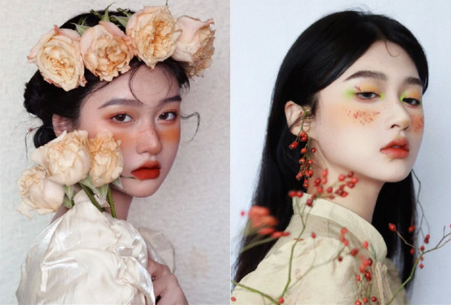 鮮花造型寫真，廣西化妝形象造型培訓(xùn)分享