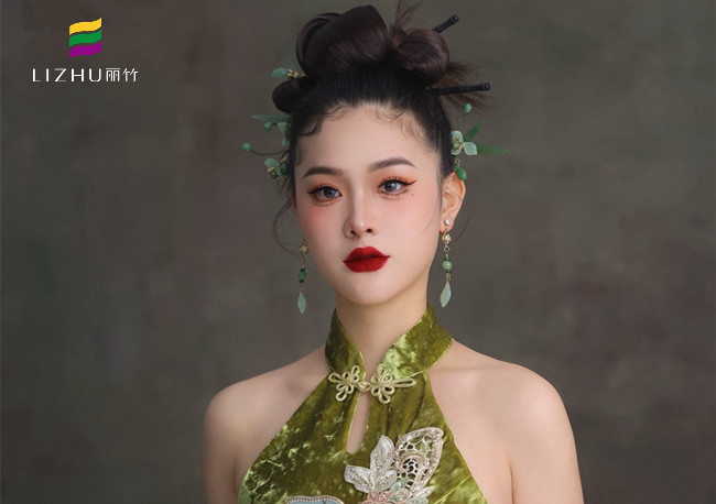 新中式造型，廣西學化妝形象（麗竹化妝培訓）作品