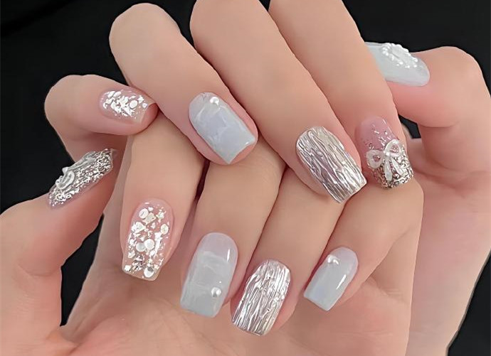 適合打工人的美甲，廣西學(xué)美甲款式