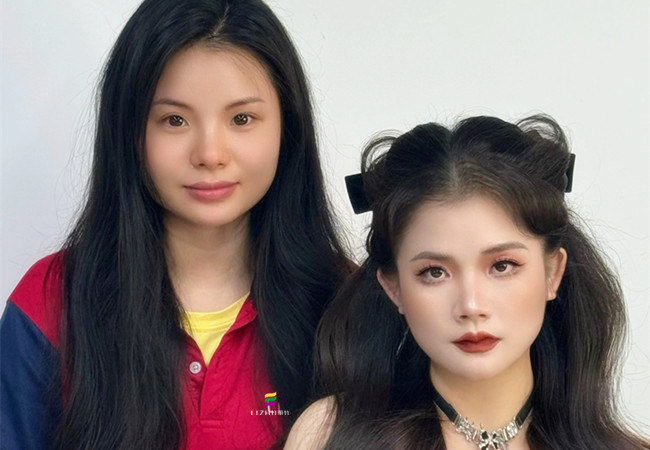 貓系披發(fā)造型，從零開始學(xué)彩妝作品