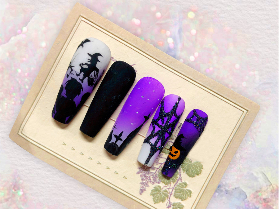 南寧美甲網紅款：暗黑系美甲