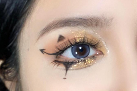 從零開始學(xué)化妝廣西：南瓜小惡魔眼妝