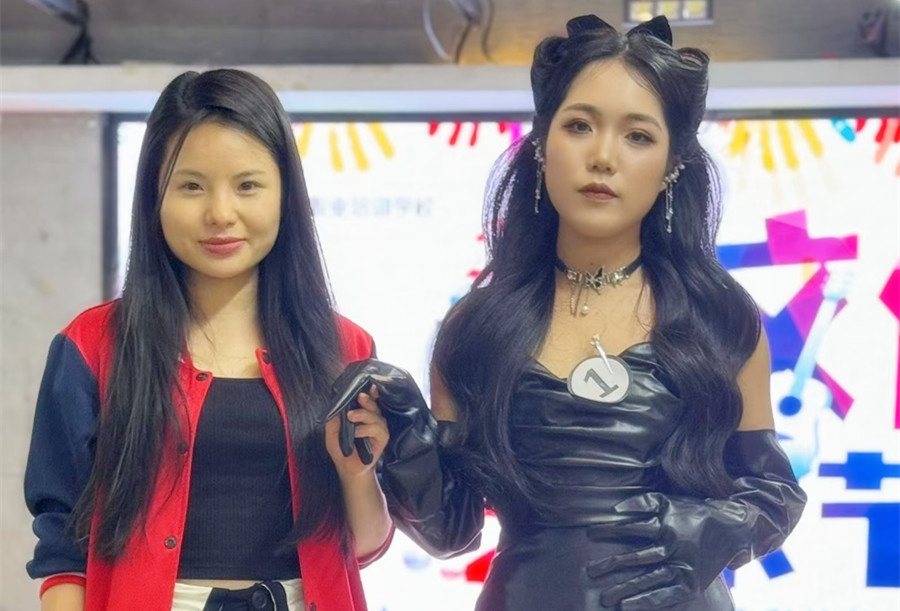 復(fù)古貓耳造型，廣西化妝彩妝造型訓(xùn)練作品