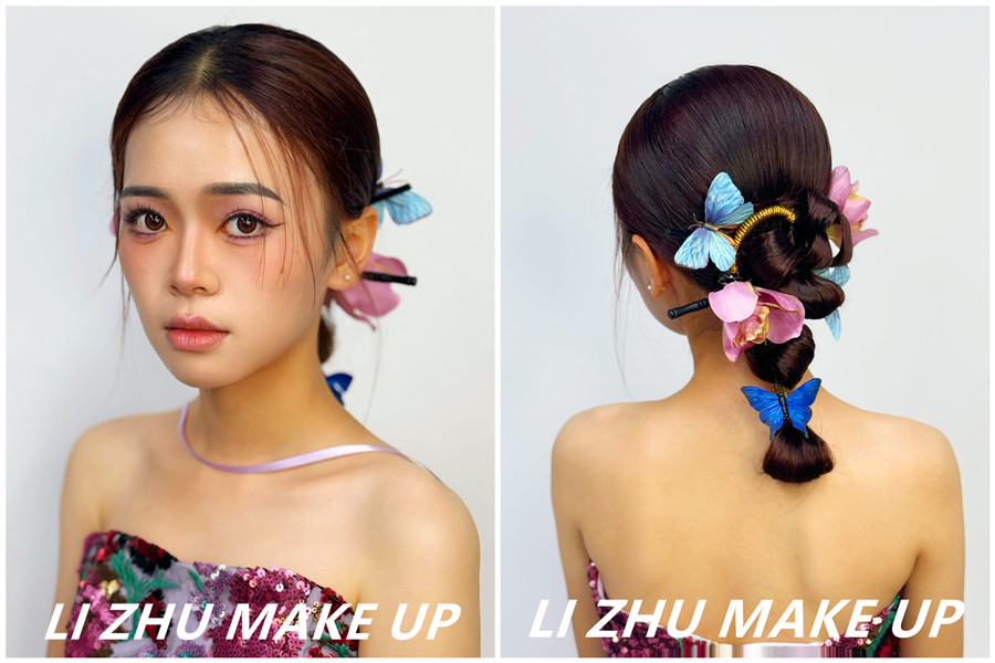 簡約新中式造型 | 廣西化妝發(fā)型培訓學校