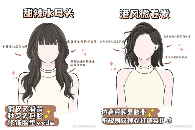 遮顴骨顯臉小發(fā)型，南寧美發(fā)造型發(fā)型推薦