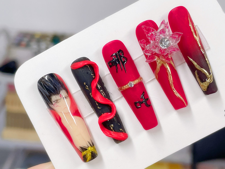 哪吒美甲，南寧美甲學(xué)校排名前三作品