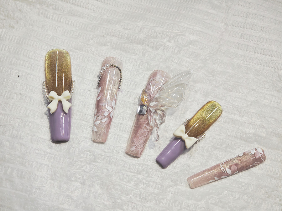 貓眼雕藝美甲，南寧美甲培訓(xùn)新手